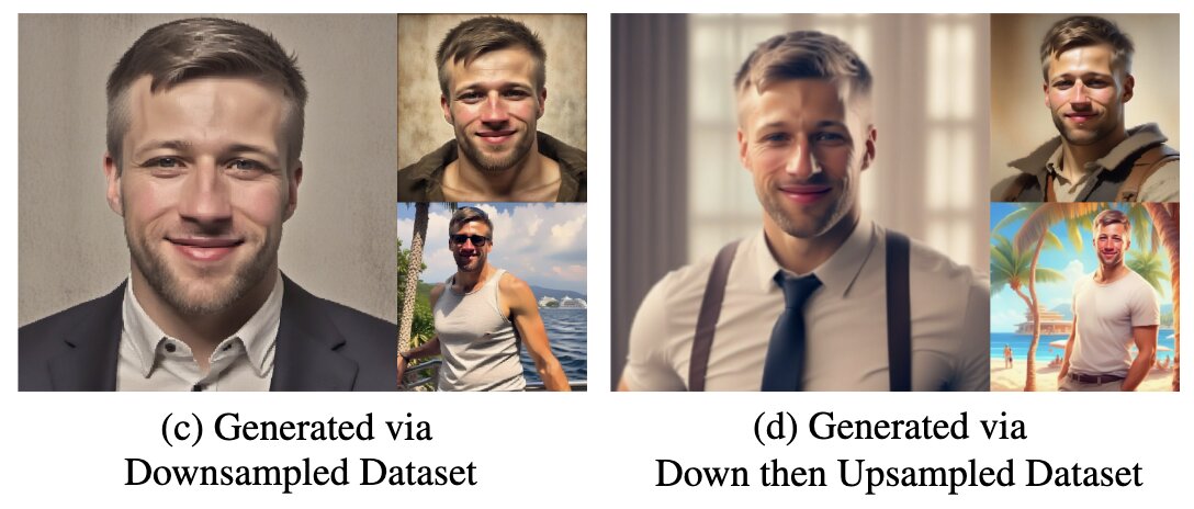 DreamBooth vs InstantID comparison (C/D) highlighting identity preservation differences